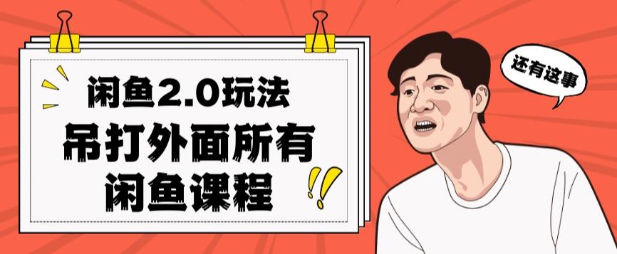 闲鱼2.0玩法单号每天日入2000，吊打市面所有课程-康仁安资源