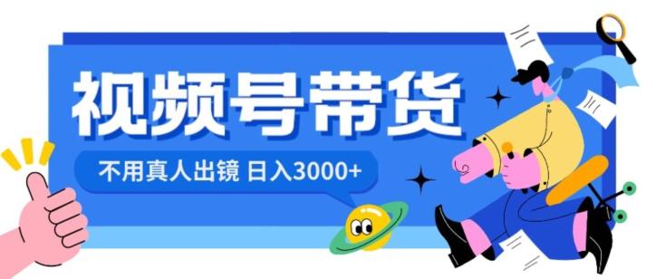 视频号带货，日入3000+，不用真人出镜-康仁安资源